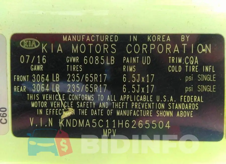 KNDMA5C11H6265504 Photo# 9