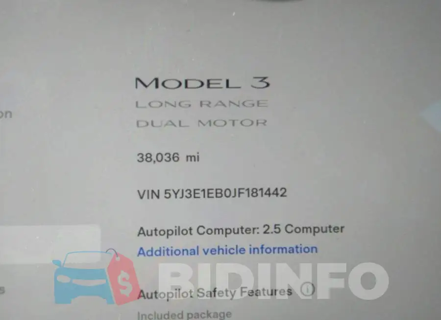 5YJ3E1EB0JF181442 Photo# 7