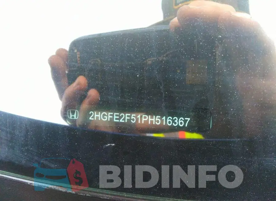 2HGFE2F51PH516367 Photo# 9
