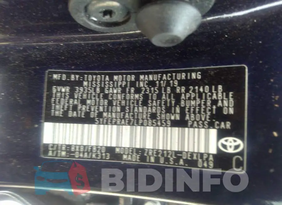 5YFEPRAE7LP085459 Photo# 9