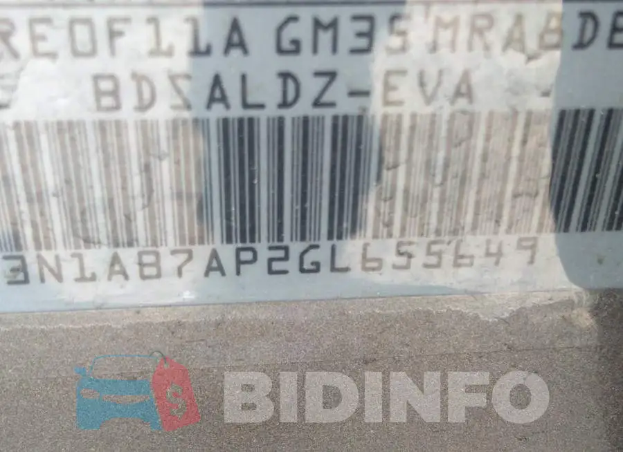 3N1AB7AP2GL655649 Photo# 9