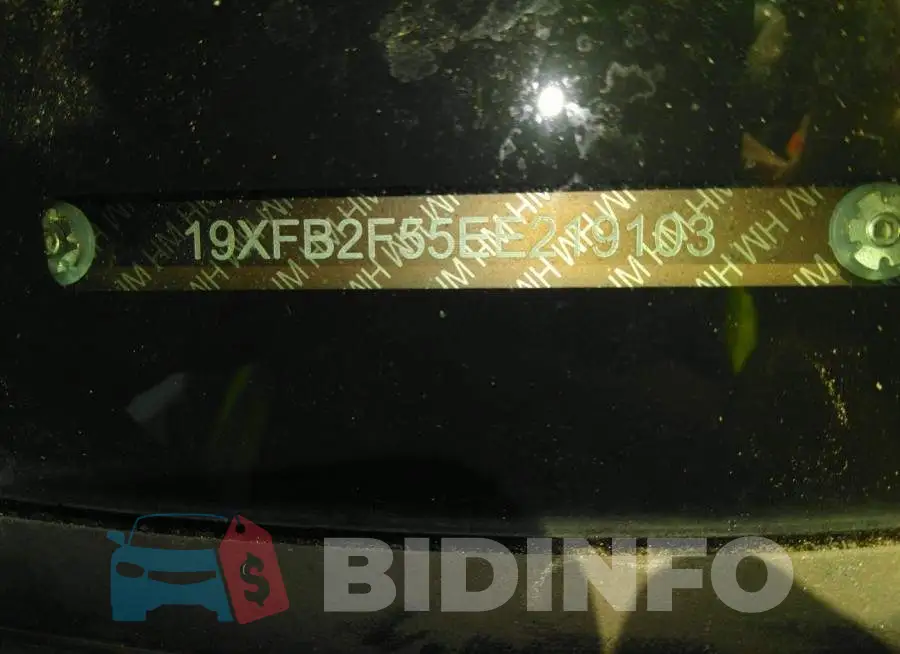19XFB2F55EE219103 Photo# 9