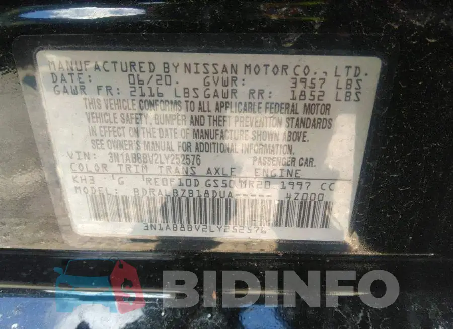 3N1AB8BV2LY252576 Photo# 9