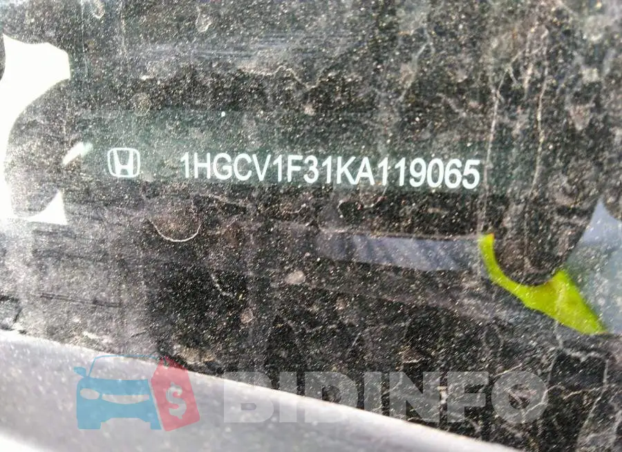 1HGCV1F31KA119065 Photo# 9