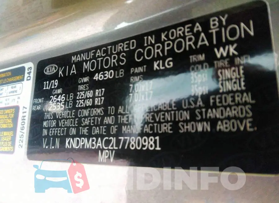 KNDPM3AC2L7780981 Photo# 9