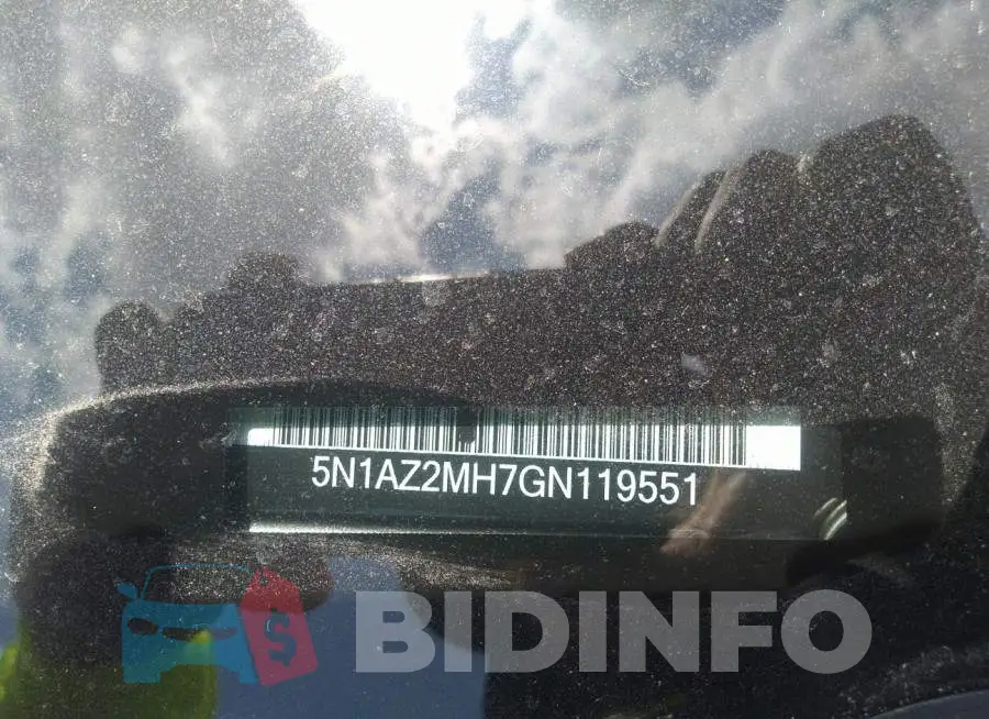 5N1AZ2MH7GN119551 Photo# 9