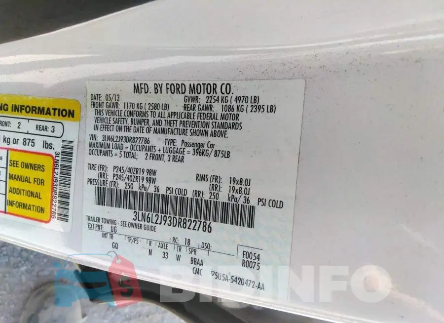 3LN6L2J93DR822786 Photo# 9