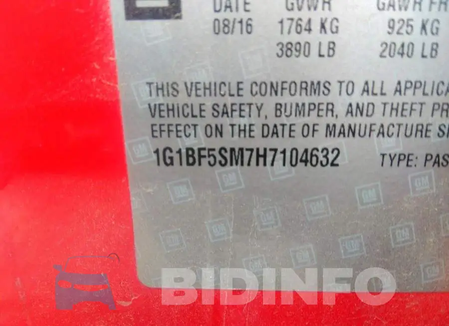 1G1BF5SM7H7104632 Photo# 9