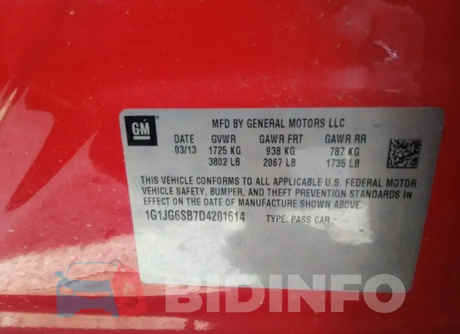1G1JG6SB7D4201614 Photo# 9