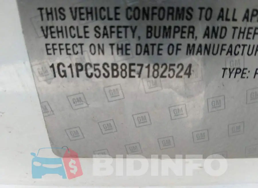 1G1PC5SB8E7182524 Photo# 9