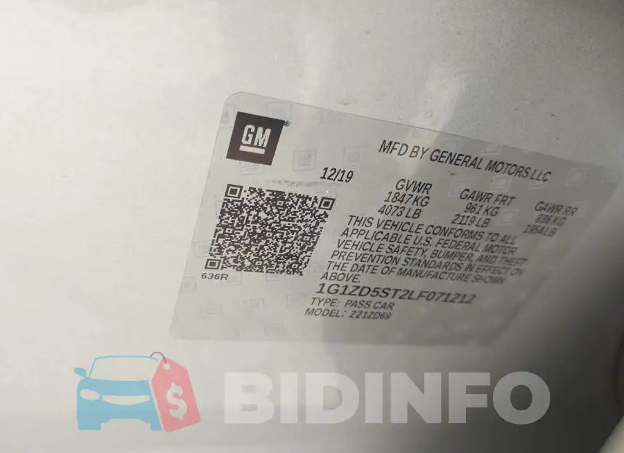 1G1ZD5ST2LF071212 Photo# 9