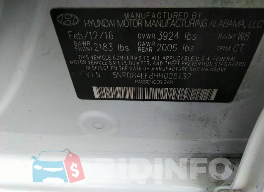 5NPD84LF8HH025132 Photo# 9