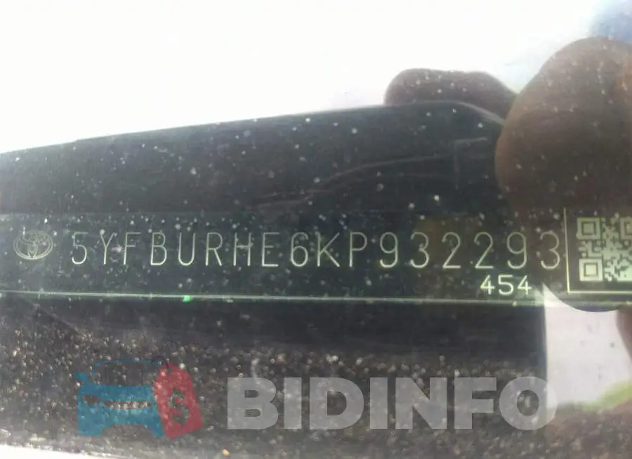 5YFBURHE6KP932293 Photo# 9