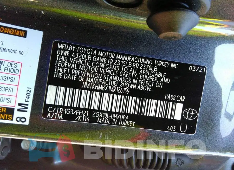 NMTKHMBX1MR126159 Photo# 9