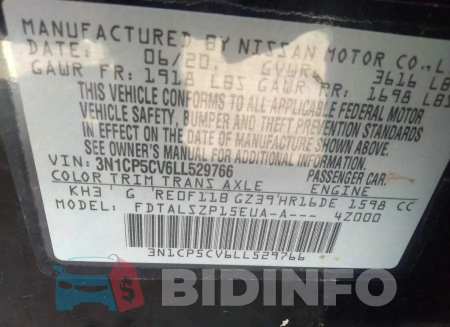3N1CP5CV6LL529766 Photo# 9