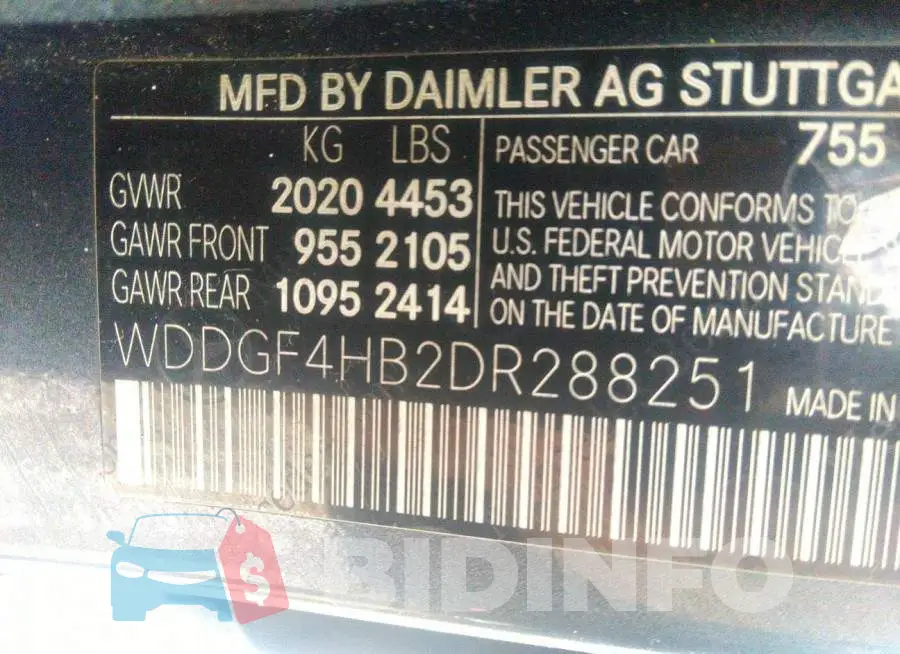 WDDGF4HB2DR288251 Photo# 9