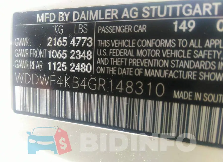 WDDWF4KB4GR148310 Photo# 9
