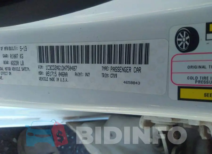 1C3CDZAG1DN750487 Photo# 9