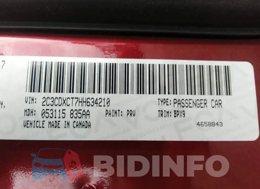 2C3CDXCT7HH634210 Photo# 9