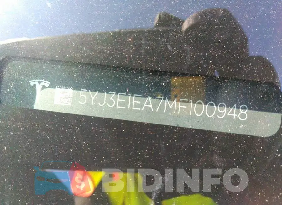5YJ3E1EA7MF100948 Photo# 9