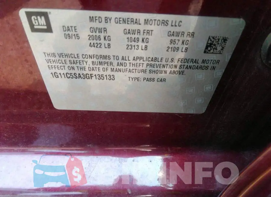 1G11C5SA3GF135133 Photo# 9