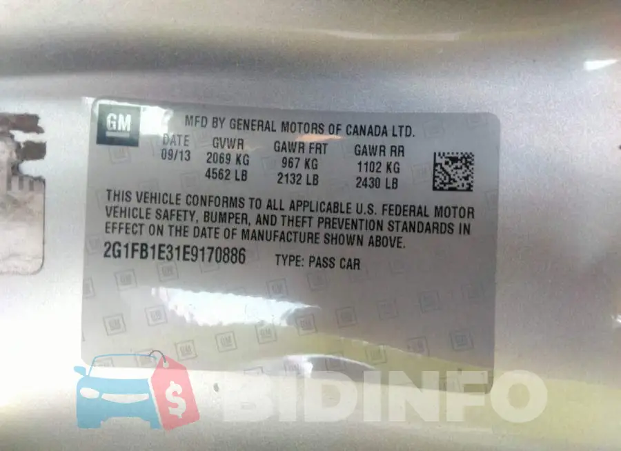 2G1FB1E31E9170886 Photo# 9