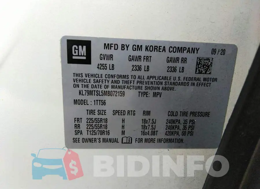 KL79MTSL5MB072159 Photo# 9