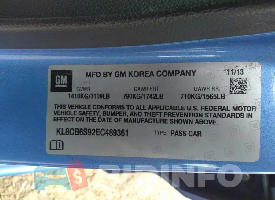 KL8CB6S92EC489361 Photo# 9