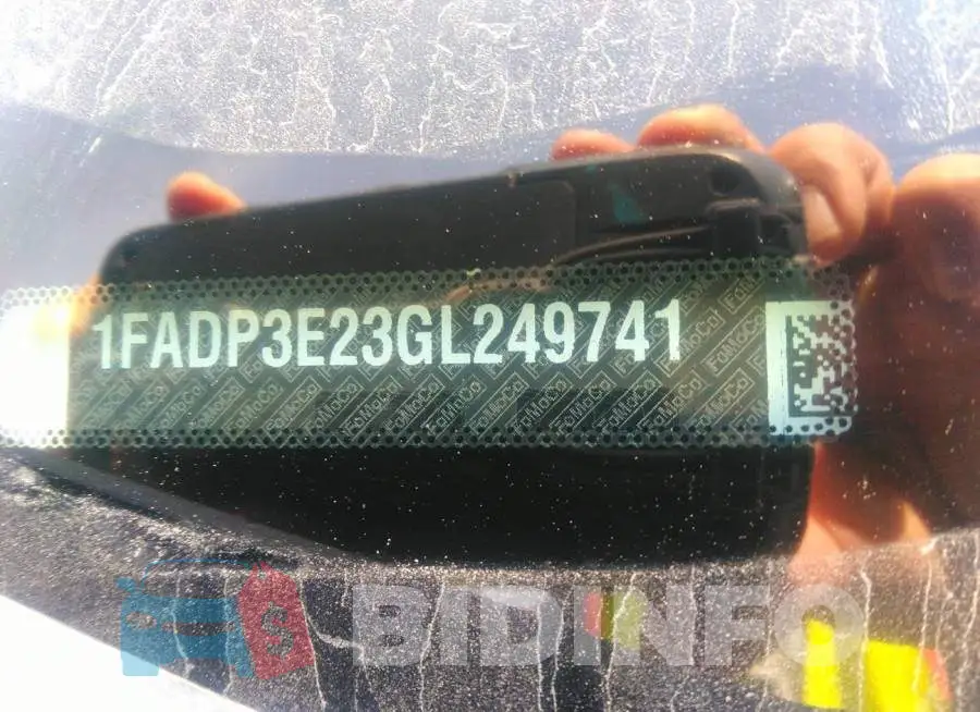 1FADP3E23GL249741 Photo# 9