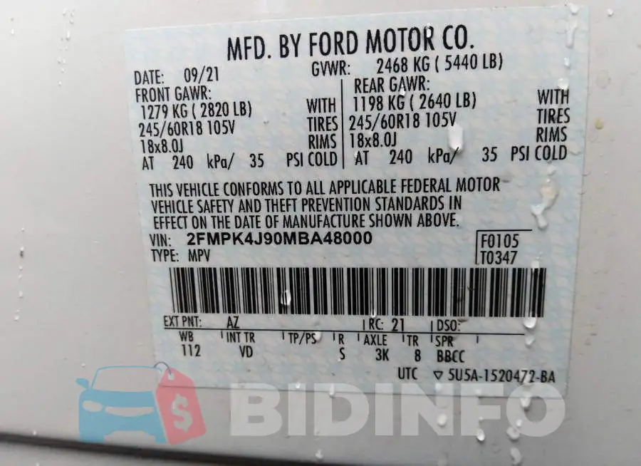 2FMPK4J90MBA48000 Photo# 9