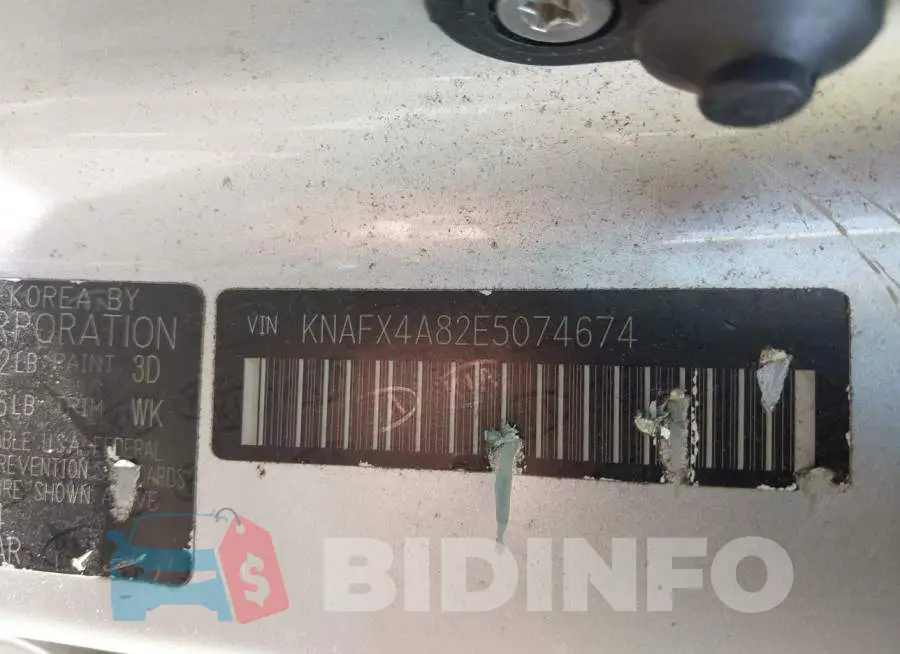 KNAFX4A82E5074674 Photo# 9