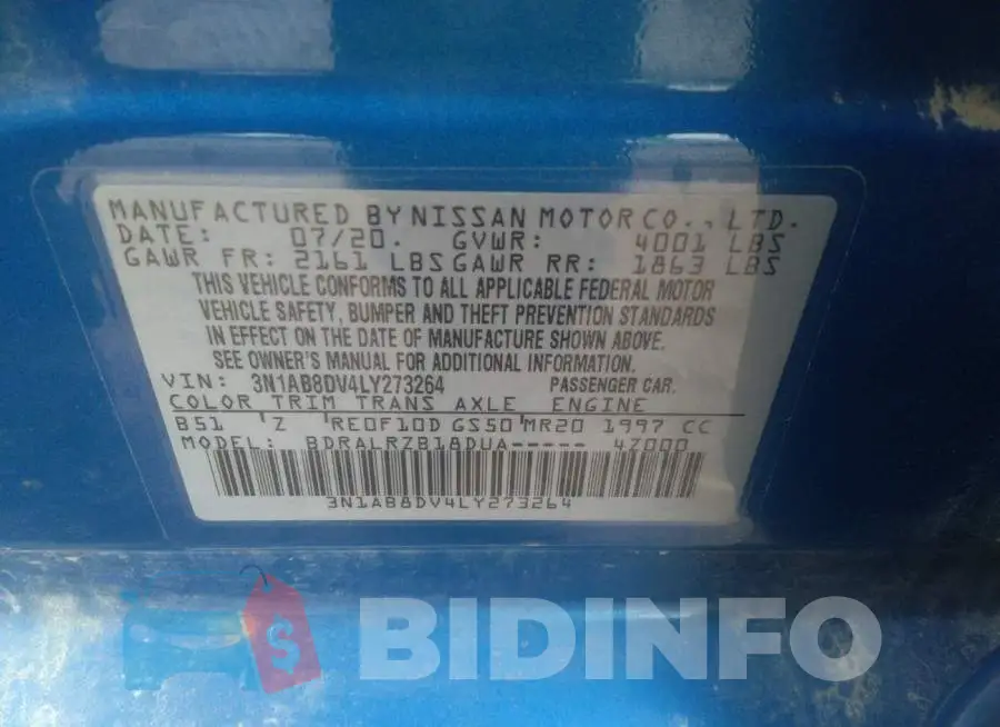 3N1AB8DV4LY273264 Photo# 9