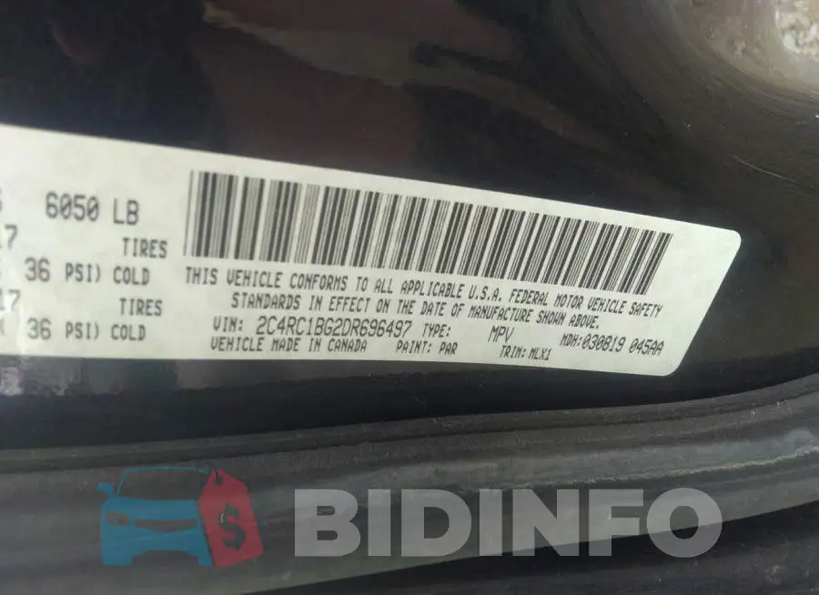 2C4RC1BG2DR696497 Photo# 9