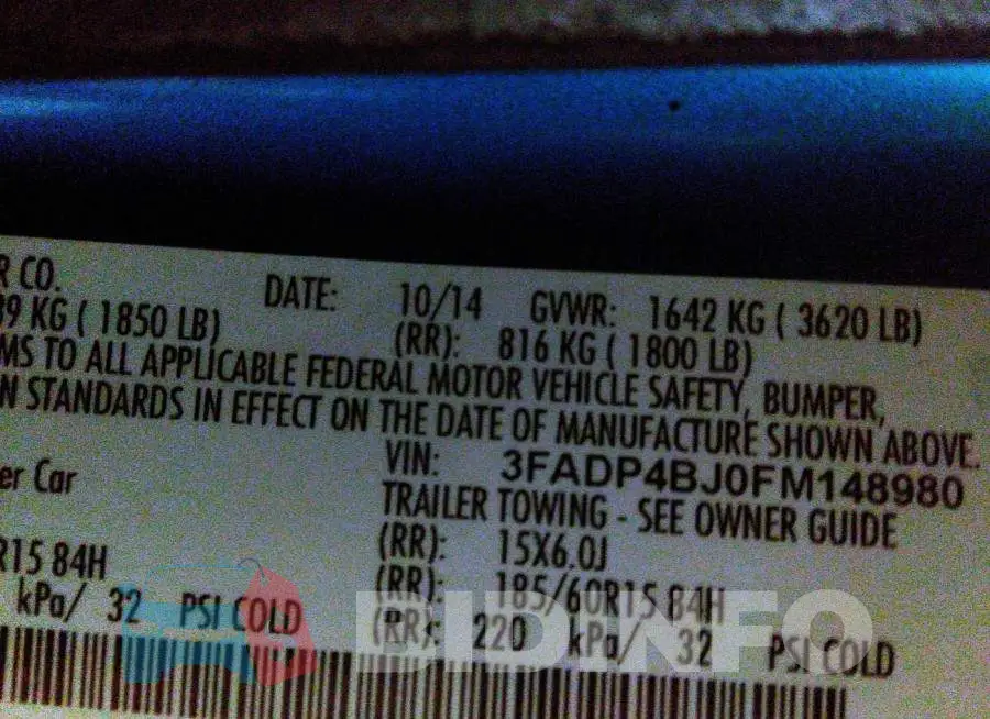 3FADP4BJ0FM148980 Photo# 9