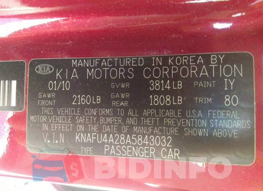 KNAFU4A28A5843032 Photo# 9