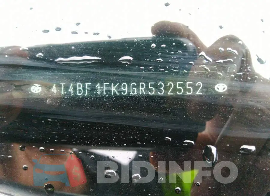 4T4BF1FK9GR532552 Photo# 9