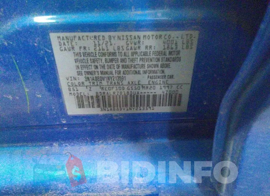 3N1AB8DV1NY213591 Photo# 9