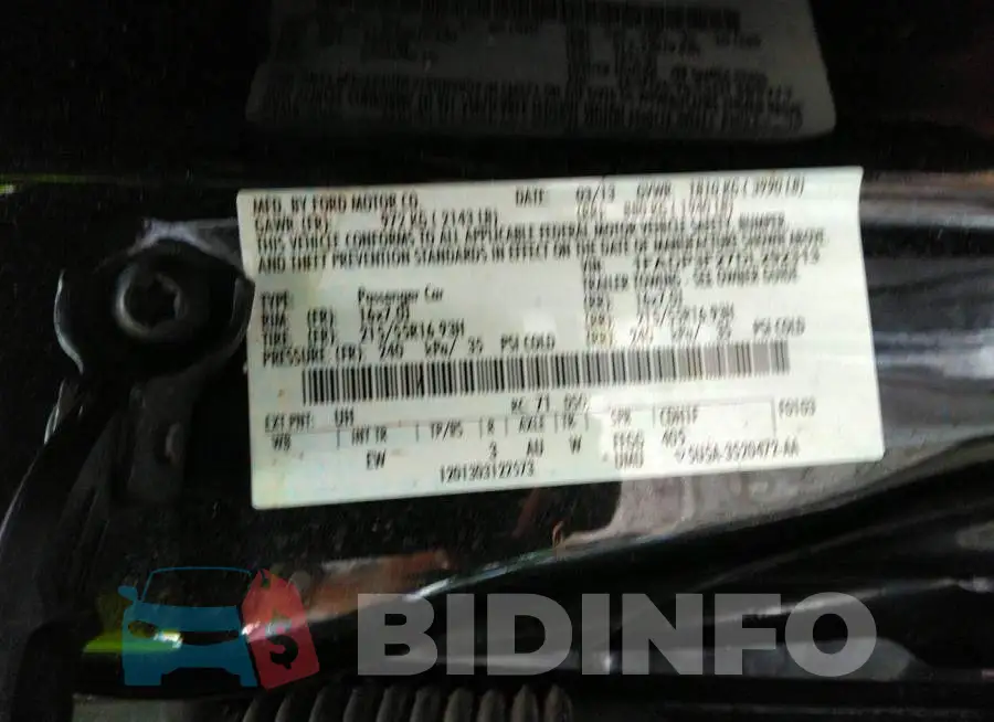 1FADP3F27DL292313 Photo# 9