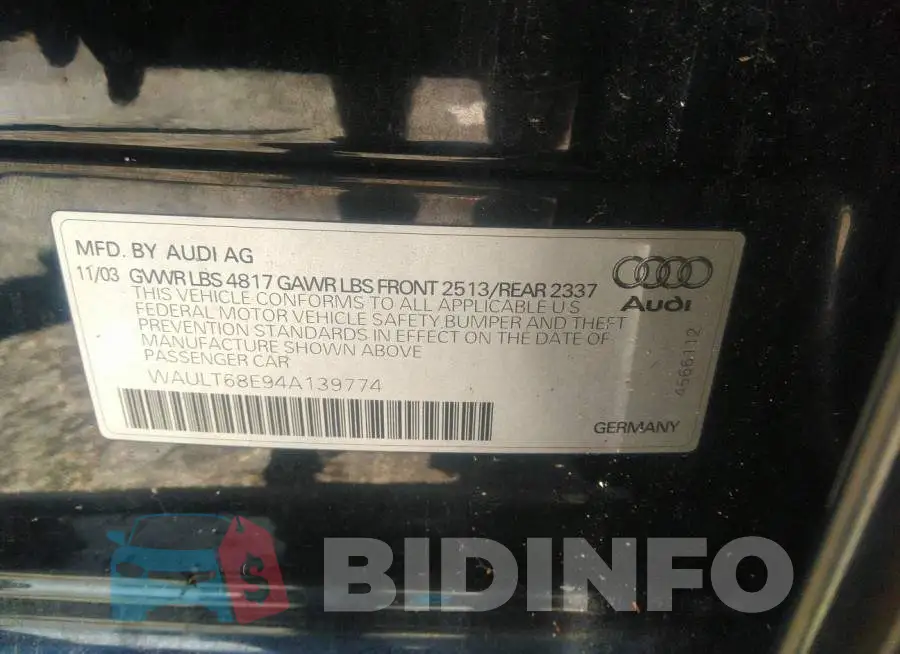 WAULT68E94A139774 Photo# 9