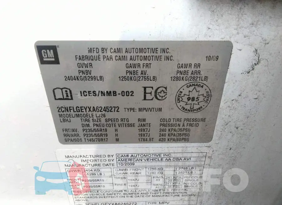 2CNFLGEYXA6245272 Photo# 9