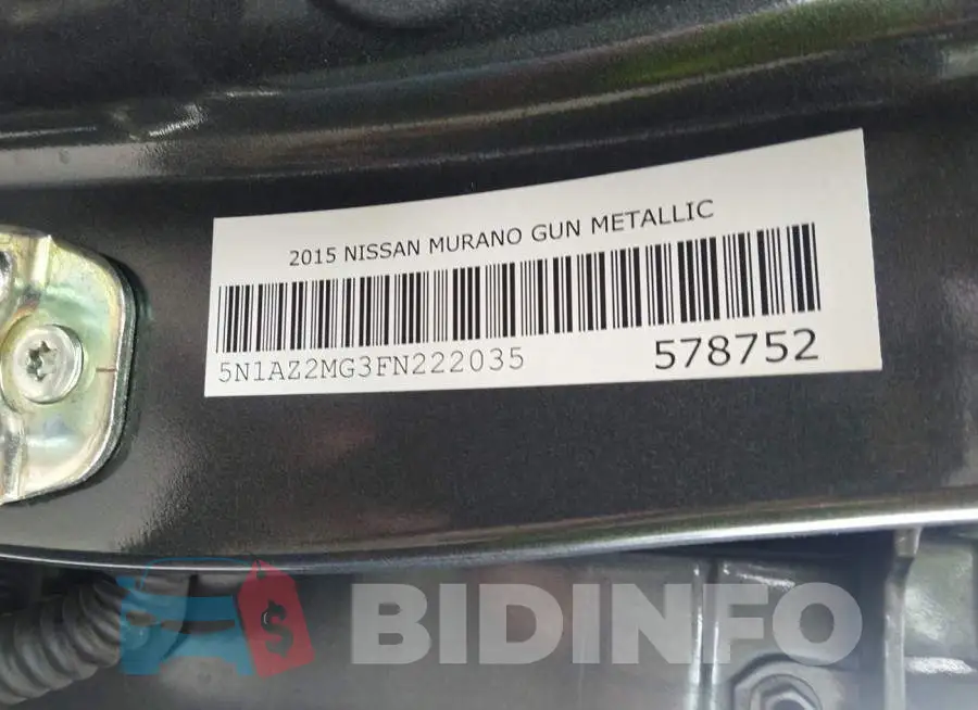5N1AZ2MG3FN222035 Photo# 9