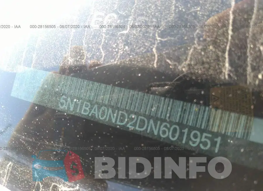 5N1BA0ND2DN601951 Photo# 9