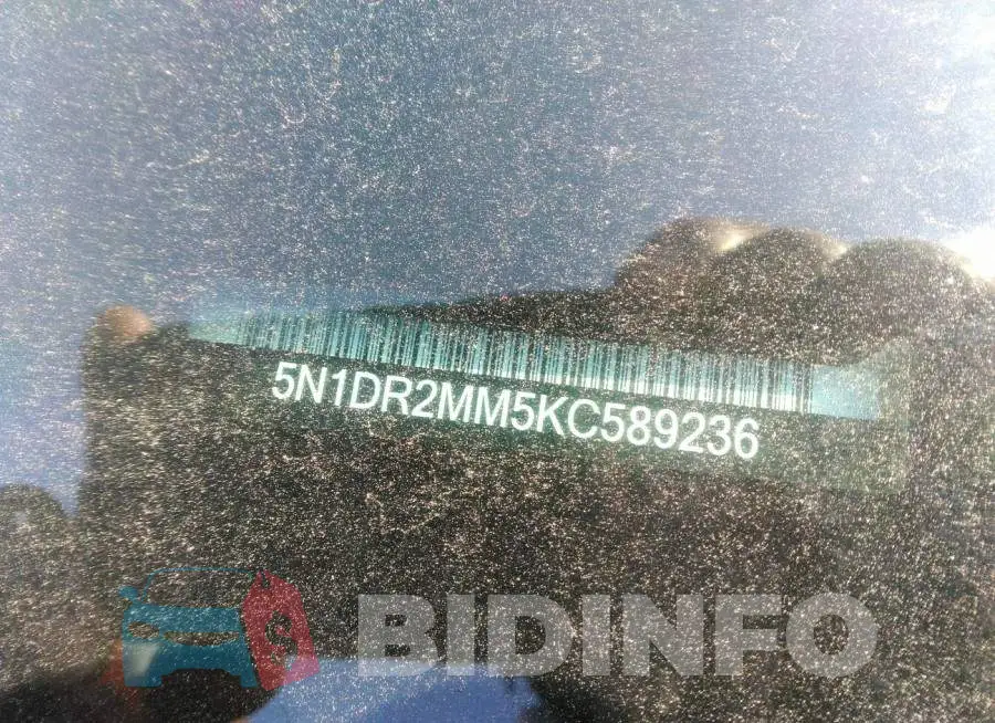 5N1DR2MM5KC589236 Photo# 9