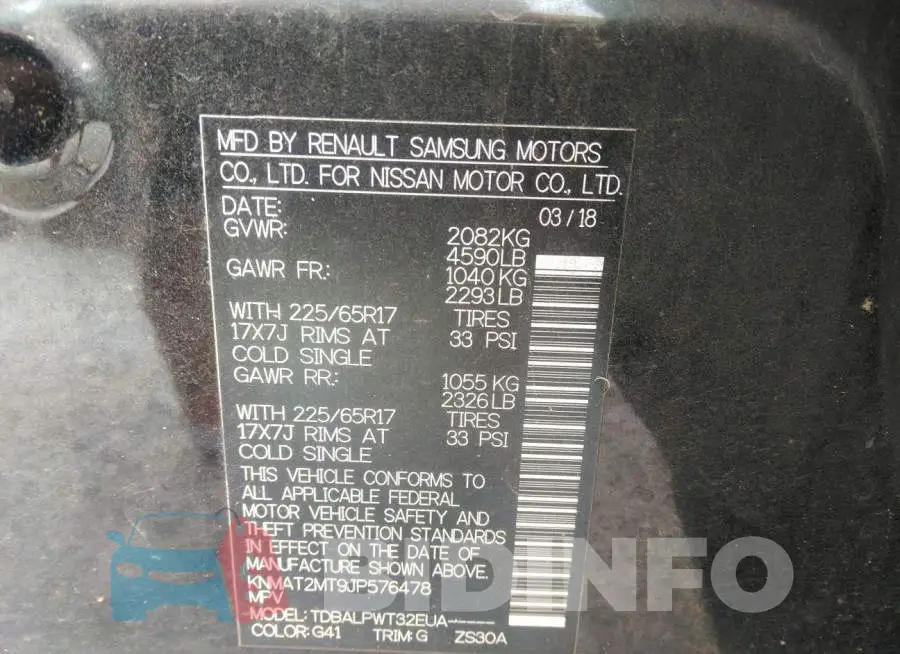 KNMAT2MT9JP576478 Photo# 9