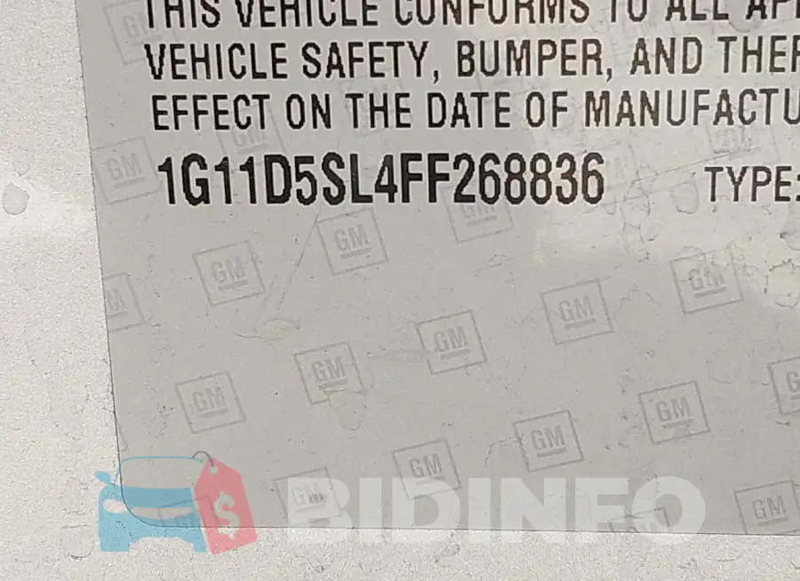 1G11D5SL4FF268836 Photo# 9