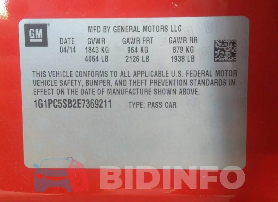 1G1PC5SB2E7369211 Photo# 9
