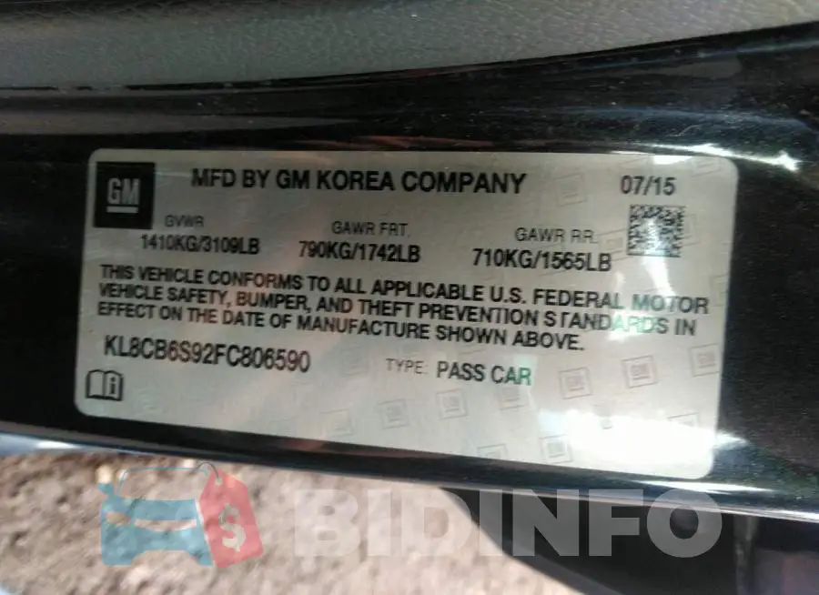 KL8CB6S92FC806590 Photo# 9
