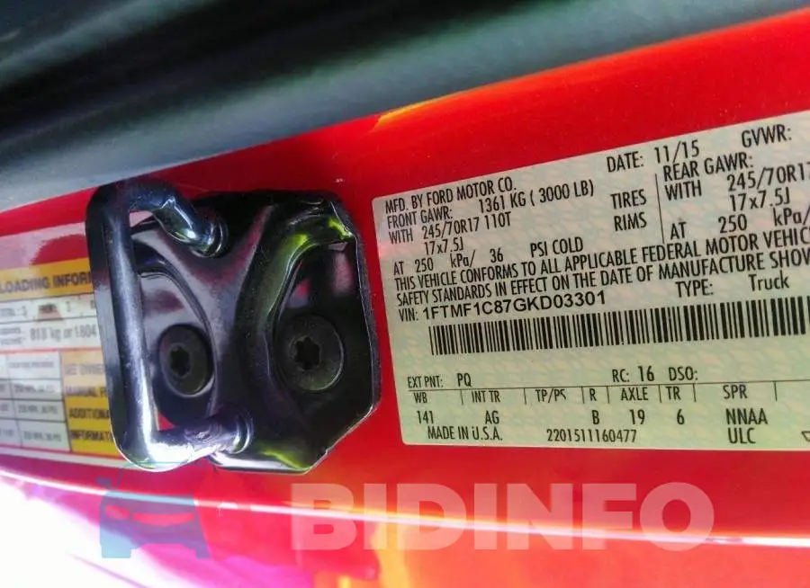1FTMF1C87GKD03301 Photo# 9