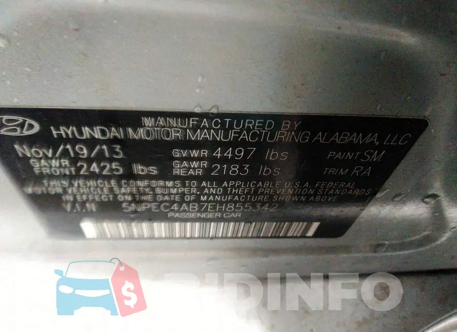 5NPEC4AB7EH855342 Photo# 9
