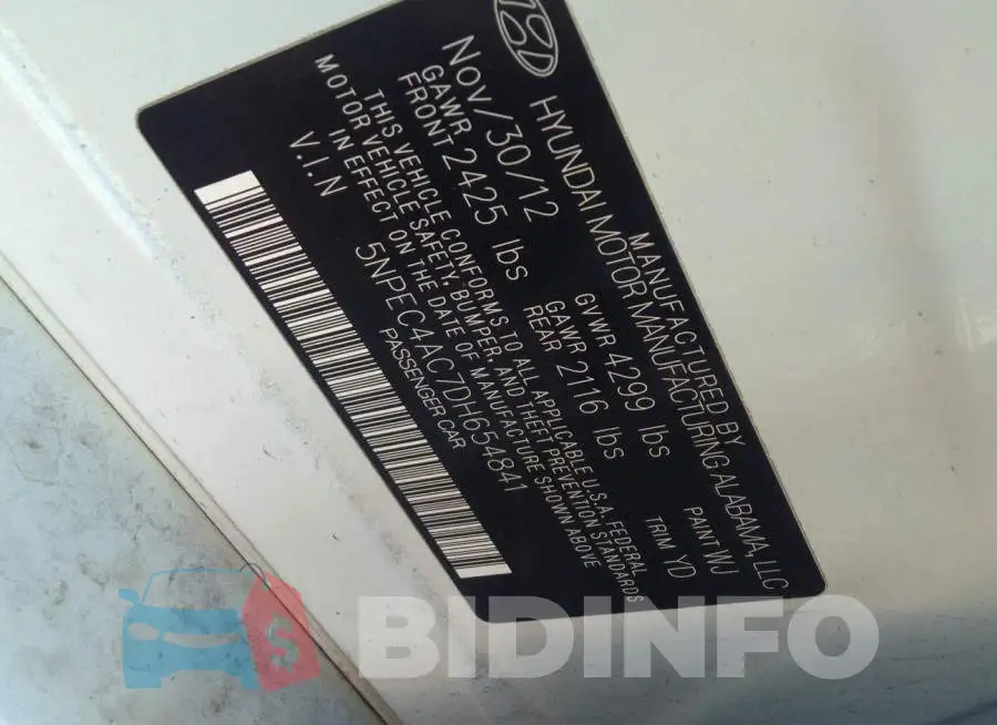 5NPEC4AC7DH654841 Photo# 9